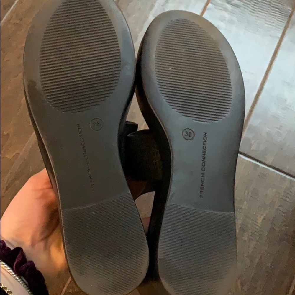 French Connection black platform sandals - Picture 3 of 4